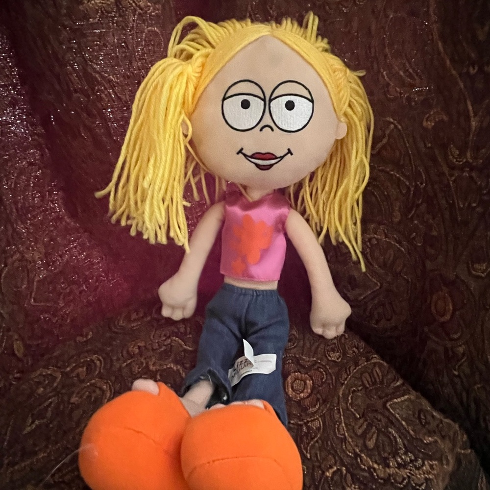 Vintage Lizzy McGuire Plush Doll Y2K Disney